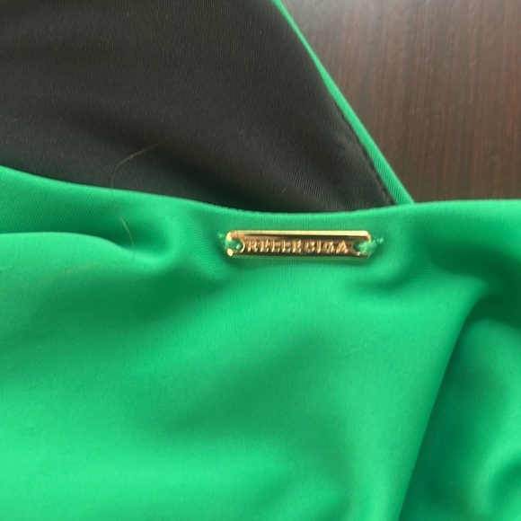 Relleciga Women’s High Cut Low Back One Piece Thong Swimsuit Green Size S - Picture 8 of 11